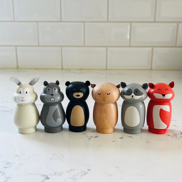 Hearth & Hand with Magnolia Toy Woodland Animal Figurine Set - Picture 7 of 15